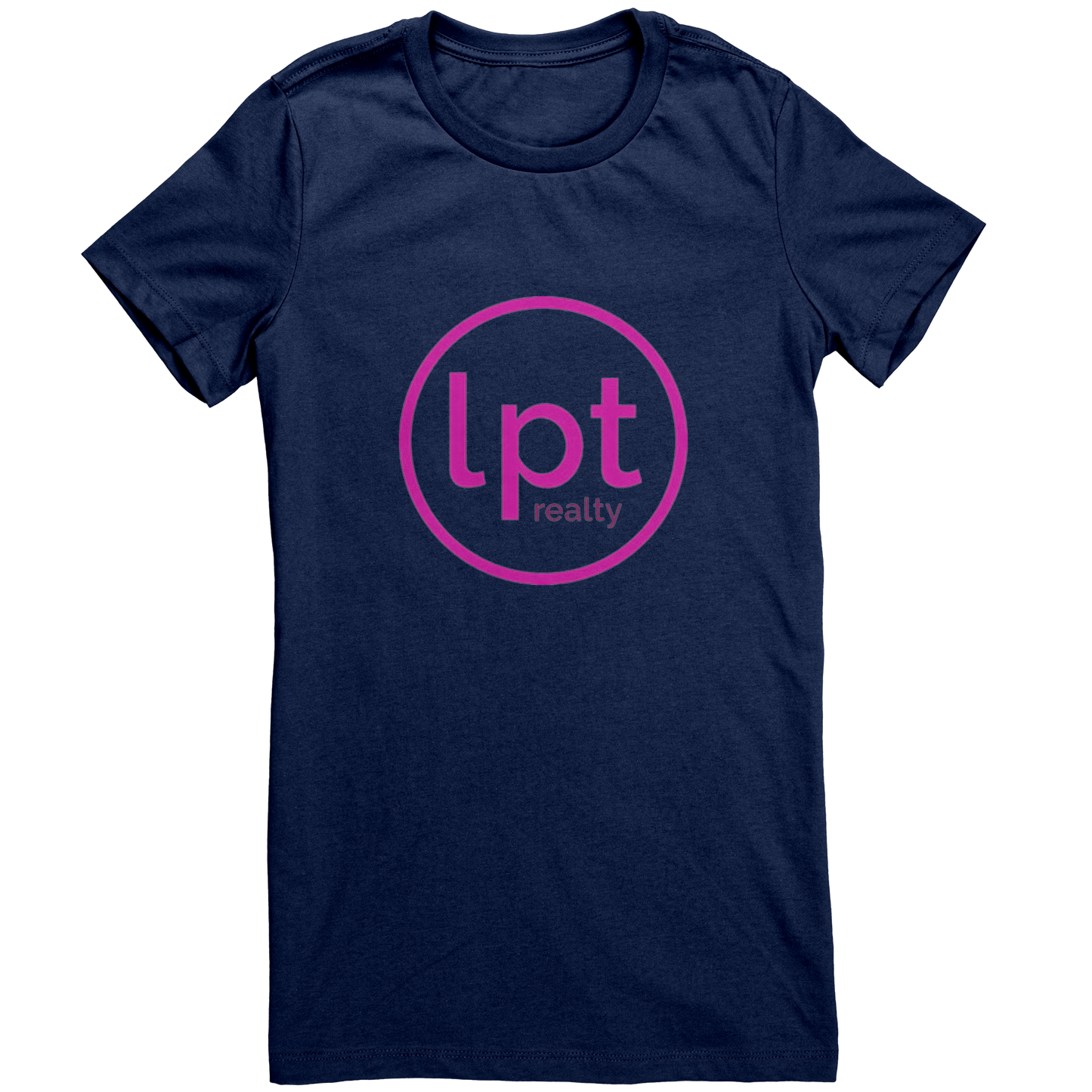 LPT_Realty_Womens_Tee_Navy_Mockup.png