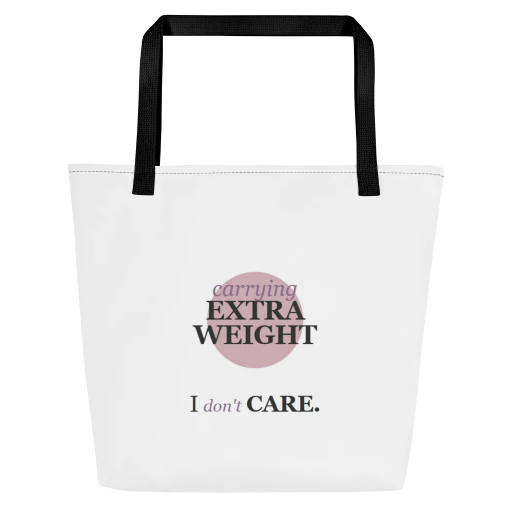 Carrying Extra Weight- Beach Tote