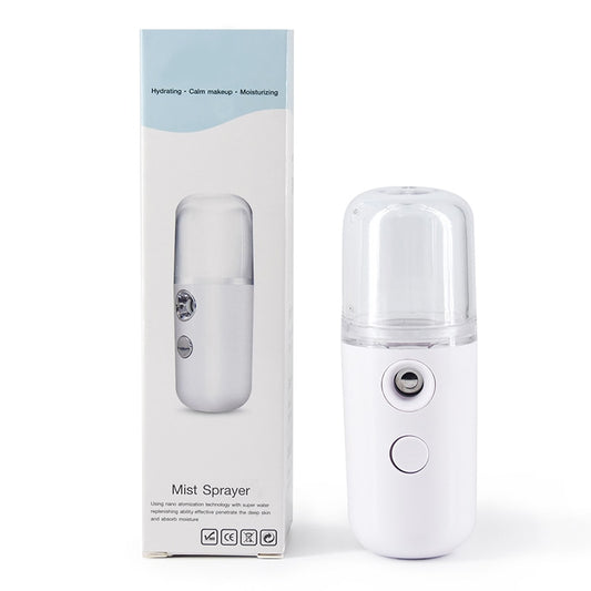 Portable Facial Mist Sprayer – Rechargeable, Compact, & Hydrating