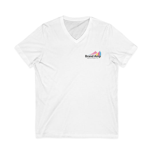 Unisex Jersey Short Sleeve V-Neck Tee