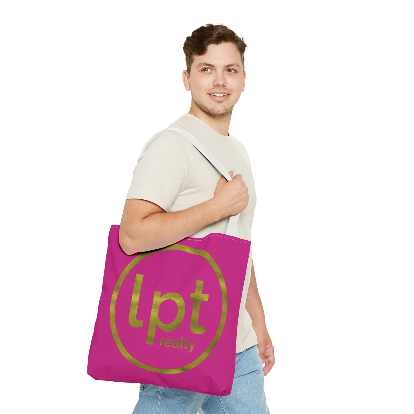 Pink & Fools Gold LPT Tote Bag