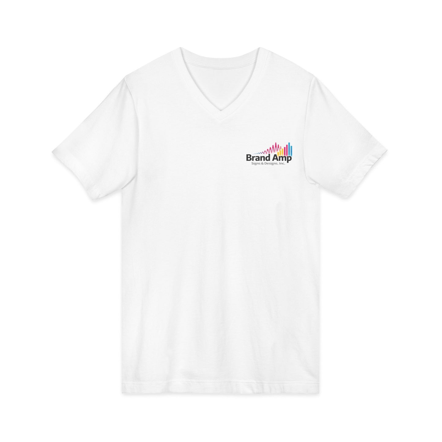 Unisex Jersey Short Sleeve V-Neck Tee