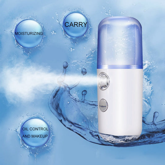 Portable Facial Mist Sprayer – Rechargeable, Compact, & Hydrating