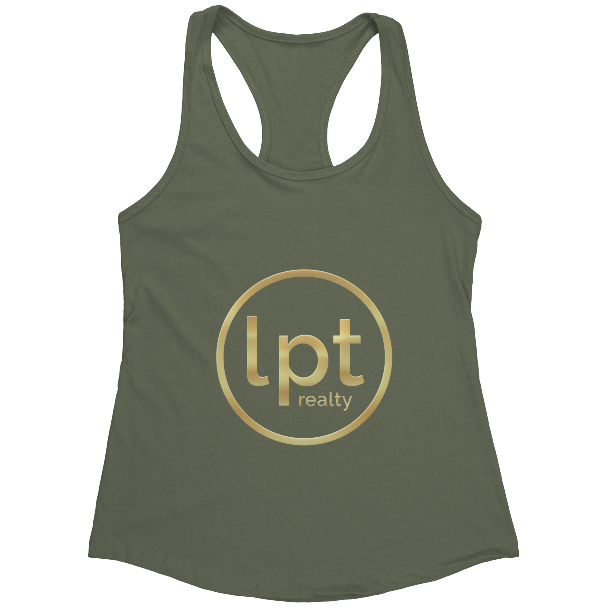 LPT_Realty_Premium_Racerback_Tank_-_Fool_Military_Green_Mockup.png