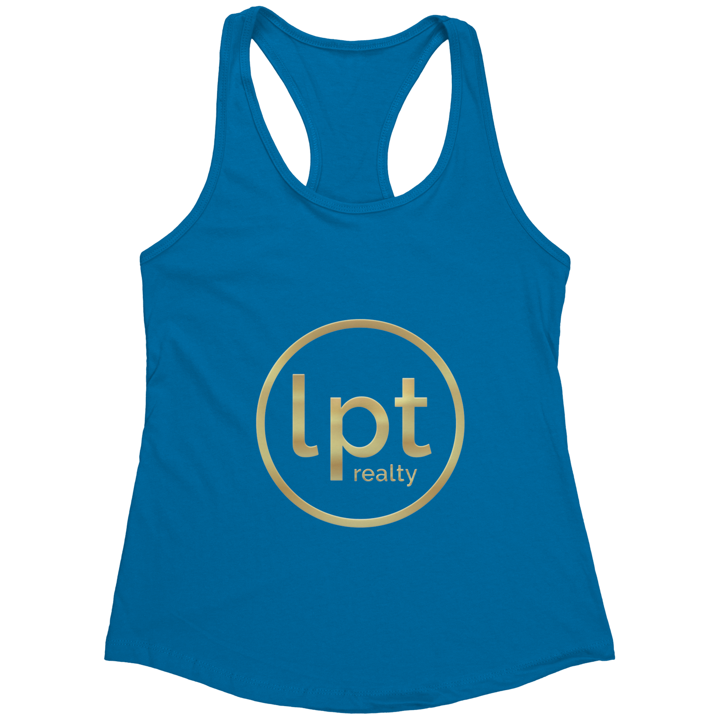 LPT_Realty_Premium_Racerback_Tank_-_Fool_Turquoise_Mockup.png