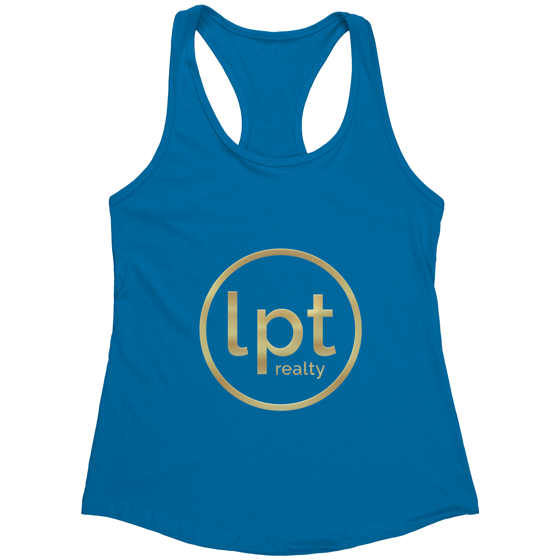LPT_Realty_Premium_Racerback_Tank_-_Fool_Turquoise_Mockup.png