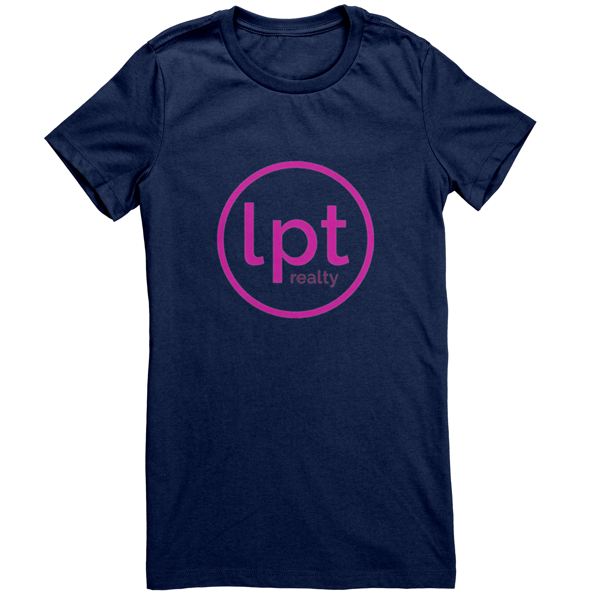 LPT_Realty_Womens_Tee_Navy_Mockup.png